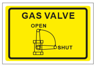 Gas Valve w/graphic