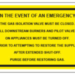 Gas In The Event Of An Emergency