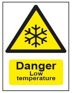 Danger Low Temperature