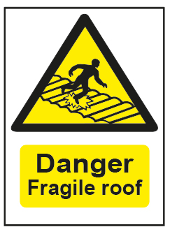 Danger Fragile Roof