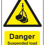 Danger Suspended Load