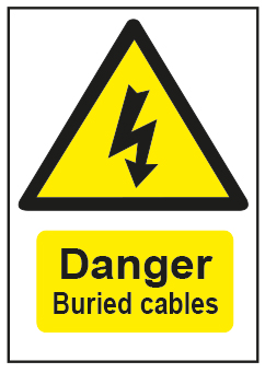 Danger Buried Cables