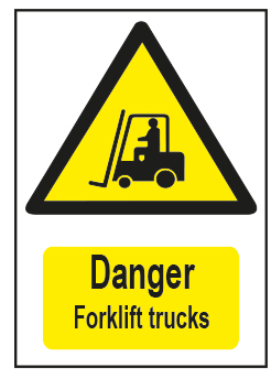 Danger Forklift Trucks