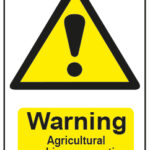 Warning Agricultural Machinery Operating