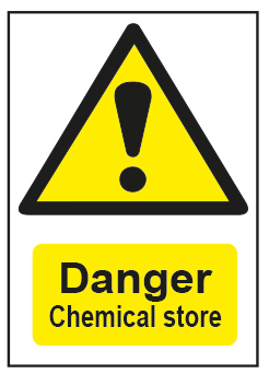 Danger Chemical Store
