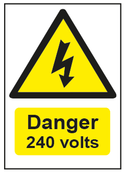 Danger 240 Volts