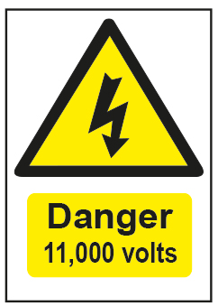 Danger 11,000 Volts