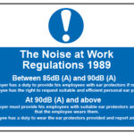 The Noise At Work Regulations 1989