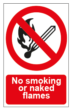 No Smoking Or Naked Flames